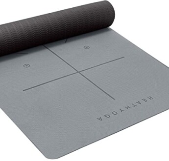 Heathyoga Eco Friendly Non Slip Yoga Mat